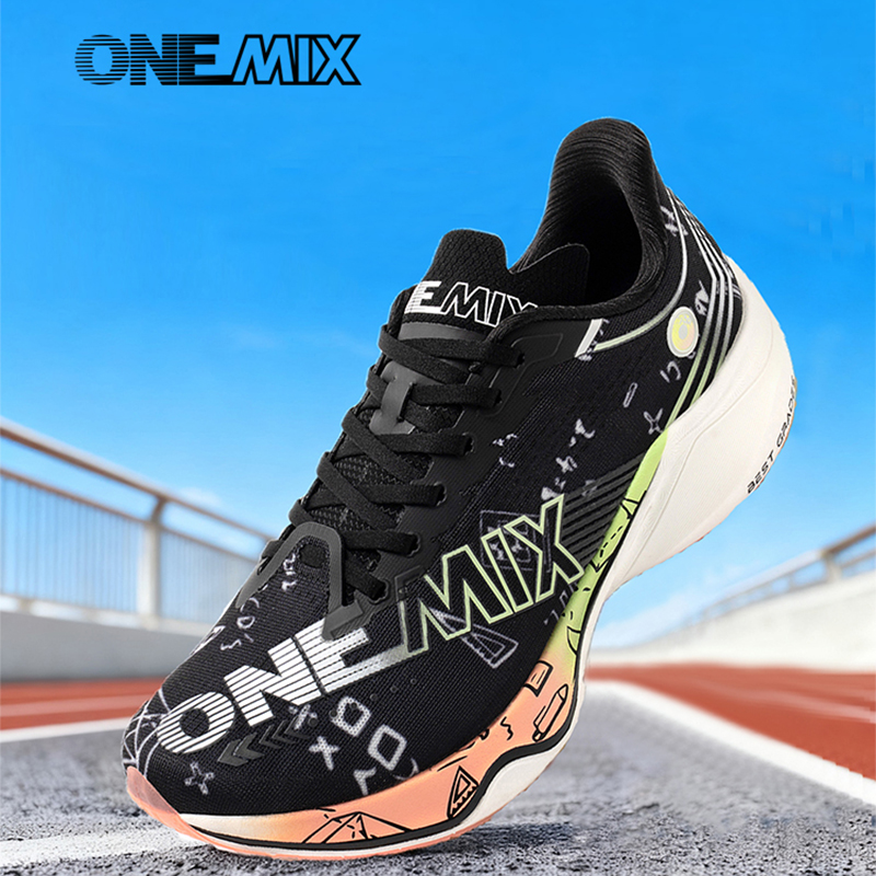 Carbon Plate Marathon Racing Shoes - ONEMIX Nylon Carbon Plate Racing Running