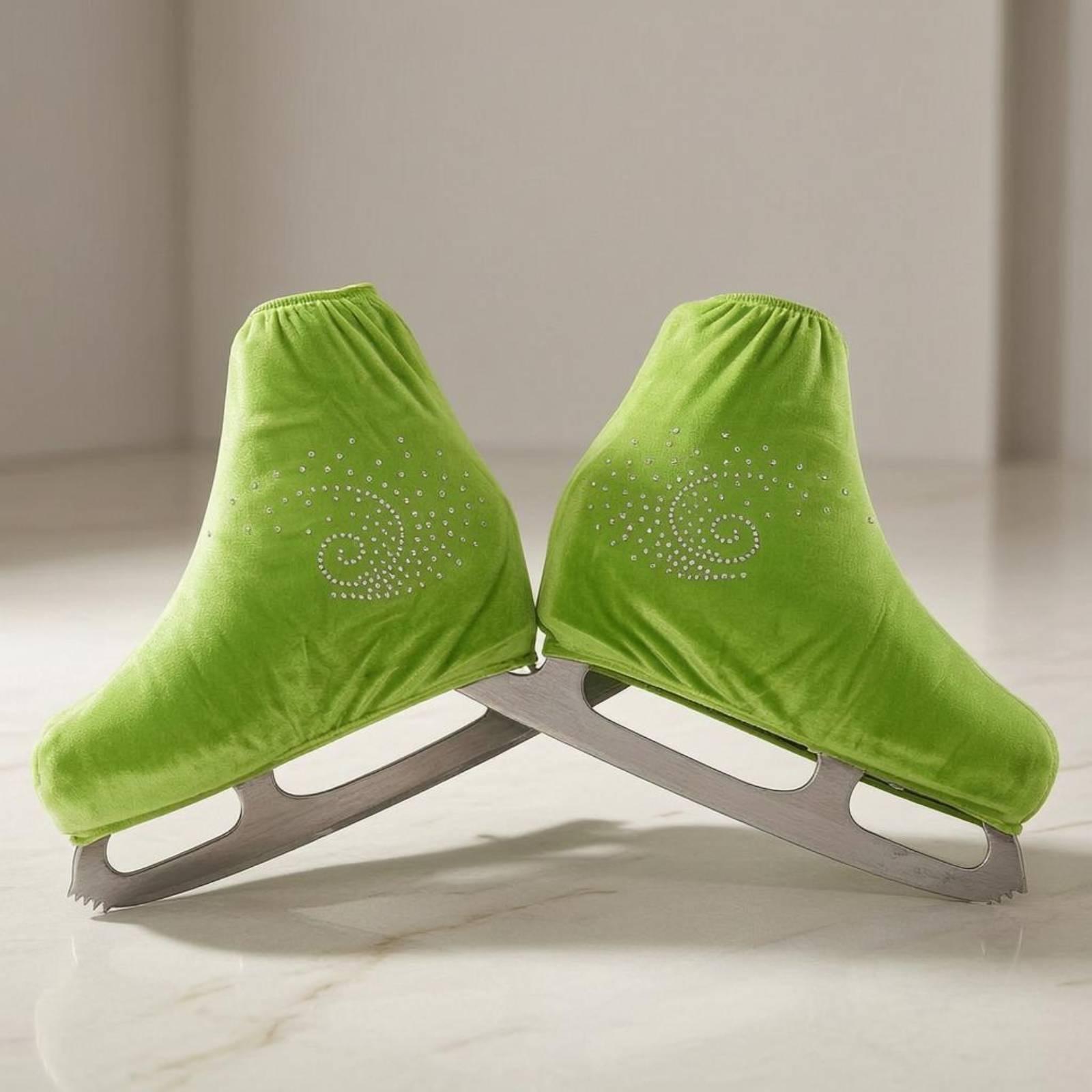 Plush Velvet Ice Skate Covers  - đánh giá và giá Boots
