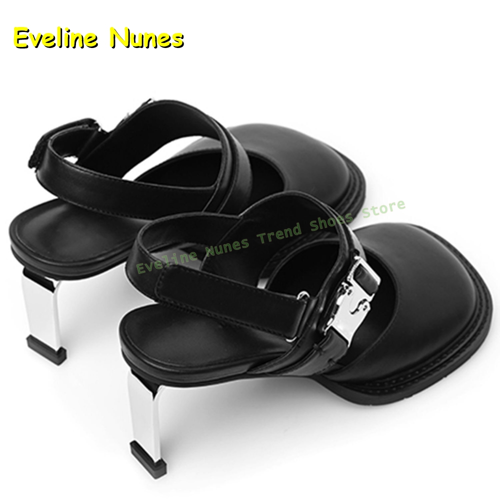 Women's Black Square Toe Buckl - đánh giá và giá Boots