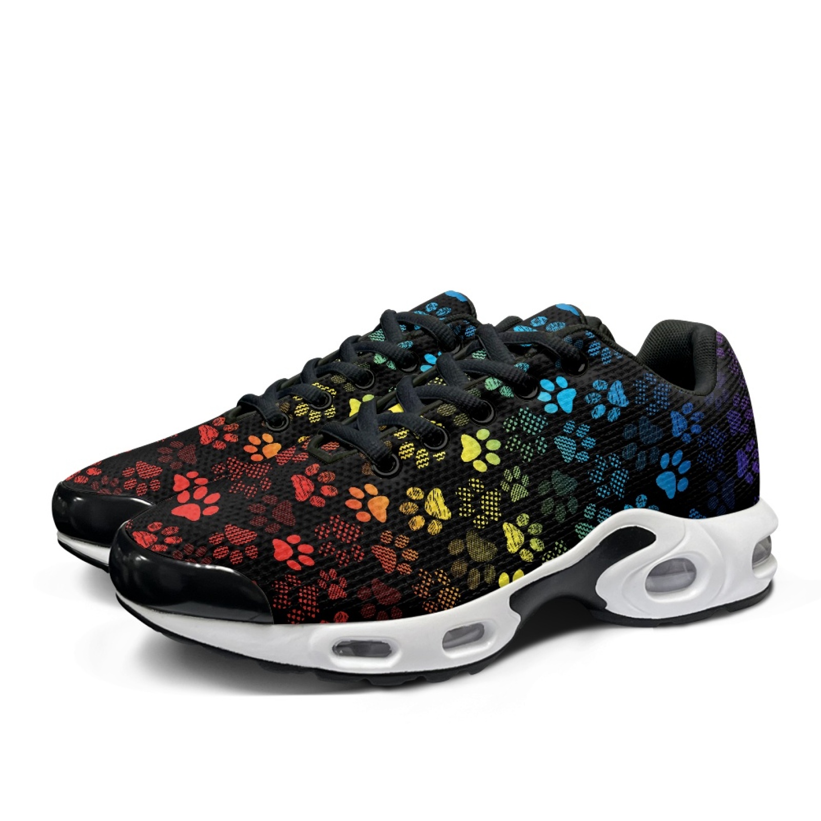PENSTROLL Rainbow Paw Mesh Sho - đánh giá và giá Air Cushion Jogger Shoes Men