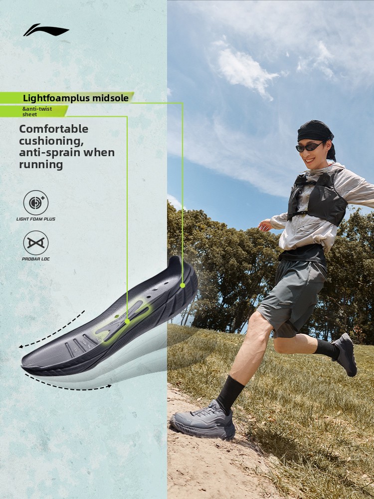 Li-Ning Zhuye V3 Men Running S - đánh giá và giá Anti Slip Trail Running Sneakers