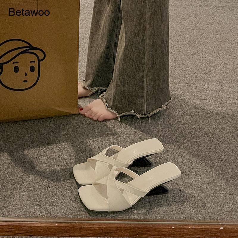 Women's Curved Block Heel Mule - đánh giá và giá Sandals