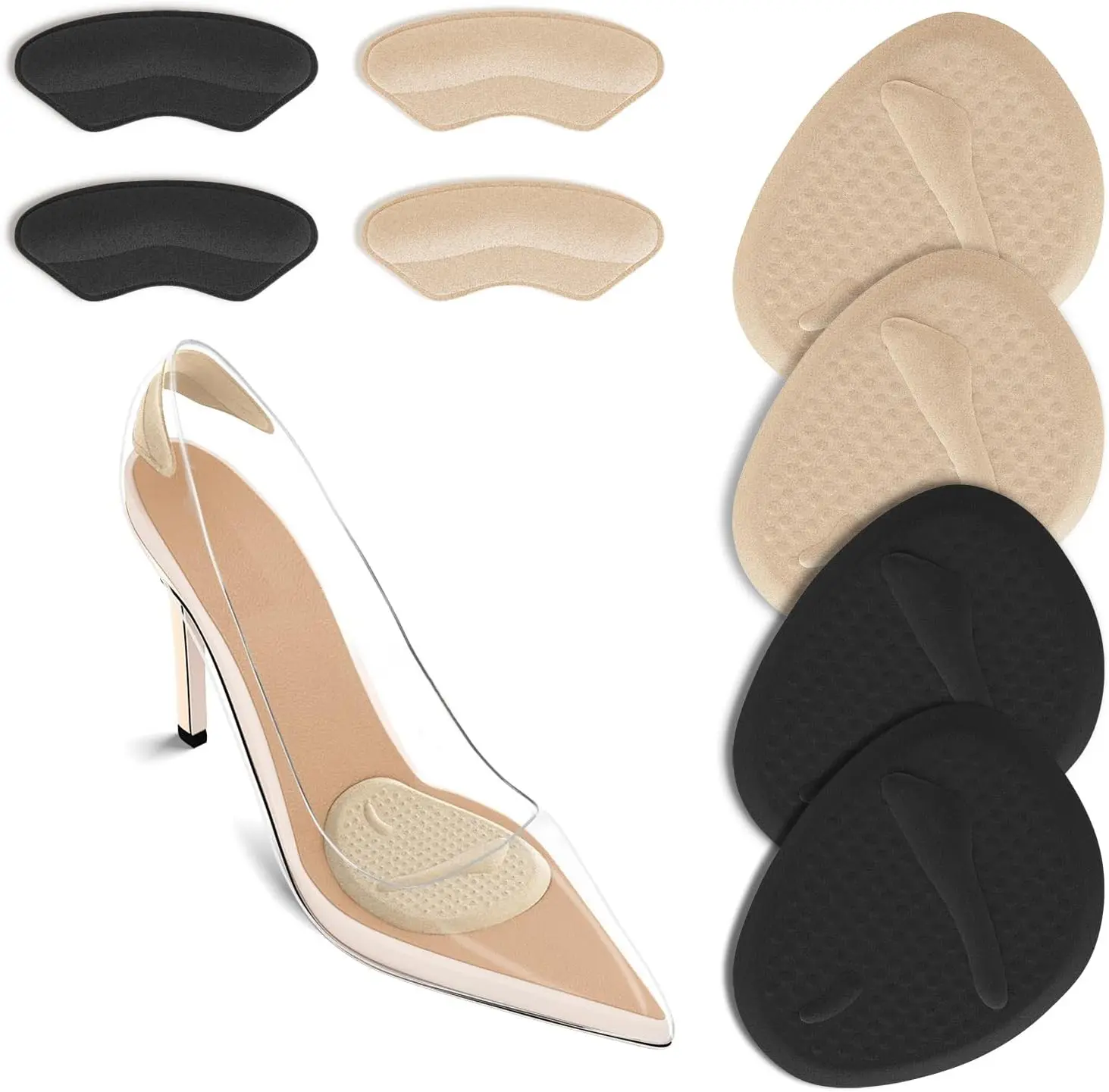 2 Sets Heel Pads, Ball of Foot - đánh giá và giá Women'S Shoes