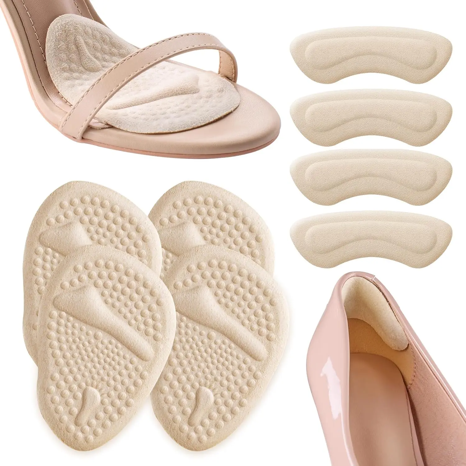 2 Sets Heel Pads, Ball of Foot - đánh giá và giá Women'S Shoes